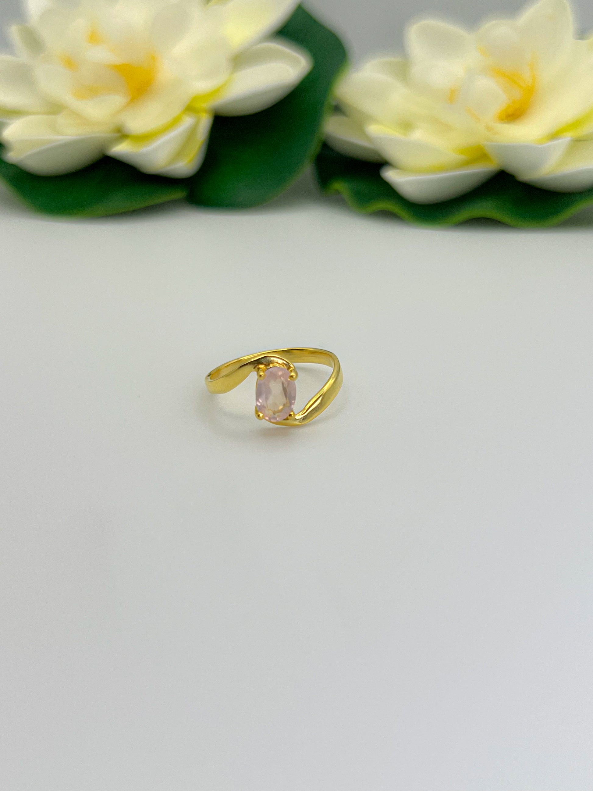 Rose Quartz Ring