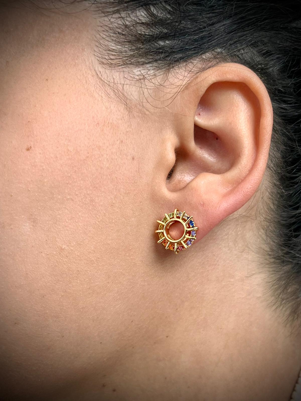 Wheel earrings